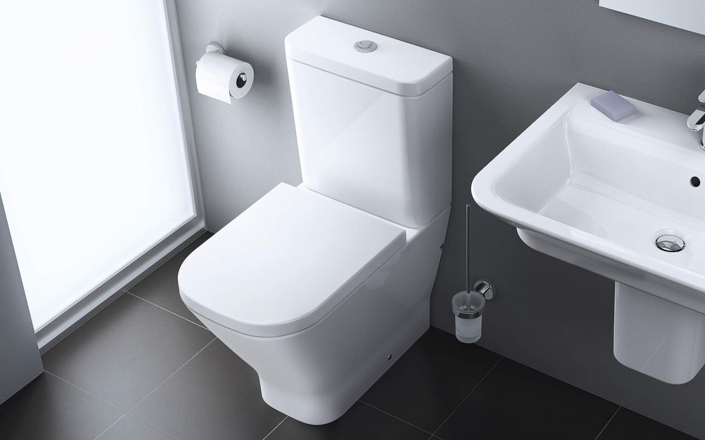 Чаша для унитаза Roca Gap Clear Rim 34273700H, двойной выпуск