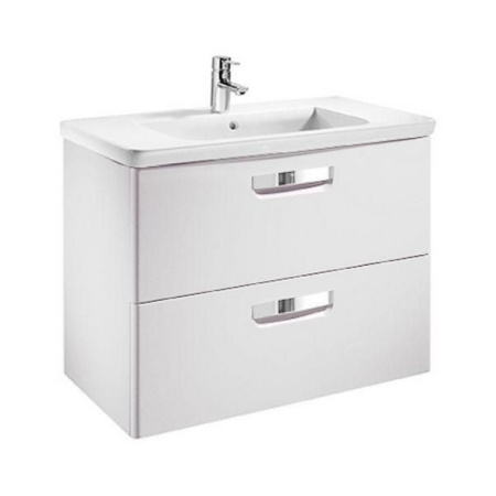 Тумба под умывальник Roca Gap 78x41,5x60, белый глянец,ZRU9302877