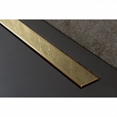 Душевой лоток Pestan Confluo Frameless Line 300 Gold, 13701219