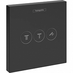 Запорное устройство Hansgrohe ShowerSelect, матовый черный, 3j, 15764670