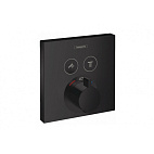 Термостат Hansgrohe ShowerSelect, 2 потребителя, черный, 15763670