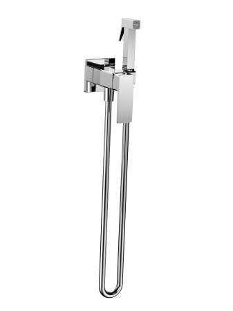Готовый комплект гигиенического душа AQUAme Savona, скрытый монтаж, хром, AQM6817CR