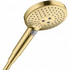 Ручной душ Hansgrohe Raindance Select 120, 3jet, EcoSmart, золото, 26531990