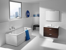 Акриловая ванна Roca Easy 170x75, белая, ZRU9302899