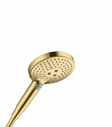 Ручной душ Hansgrohe Raindance Select 120, 3 режима, золото, 26014990