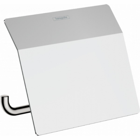 Бумагодержатель Hansgrohe AddStoris, с крышкой, хром, 41753000